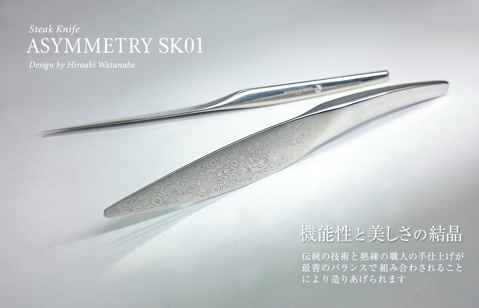 Steak knife ASYMMETRY SK01